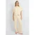 FLURESK straight high waist casual broek zand