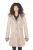 Dames suède merino schapenvacht parka jas-tripoli