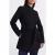French Connection Platform Felt Crossover Coat Black