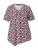 Ulla Popken Shirt  pink / zwart / wit
