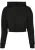 Urban Classics – Short Terry Crop Hoodie – 4XL – Zwart