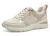 Tamaris Sneakers met sleehak vrijetijdsschoen, lage schoen, veterschoen met buitenrits