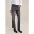 We Fashion 5-pocket Mid Waist Dark Grey