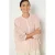 LOLALIZA geruite blouse – roze/ecru