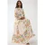 Geprinte V-hals Maxi-jurk met Knopdetail