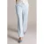 Yest straight regular waist broek lichtblauw