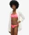 Gerecycled Tie-dye Bikinibroekje Roze