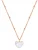 Hey Happiness Ketting ‘Shell Heart’  rose-goud