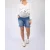 LOVE2WAIT regular zwangerschaps short medium blue denim