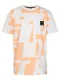 Petrol Industries Shirt ‘Montaña’  oranje / zwart / wit