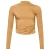 Dames-T-shirt met lange mouwen en opstaande kraag Superdry