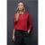 Street One Dames Shirt met geribd detail in Rood