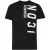Dsquared2 Zwart T-shirt Met Groot Icoon En Wit Logo