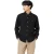 Farah Vintage Oxford-overhemd met lange mouwen en knoopsluiting voor heren (Zwart)