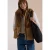 Teddy bodywarmer met doorgestikt detail en rits