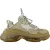 Balenciaga Triple S sneakers met transparante zool in beige polyester