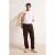 TRENDYOL MAN Heren Bruin Effen Regular fit Normale taille Jeans