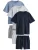 Next Pyjama kort  nachtblauw / opaal / donkergrijs / grijs gemêleerd