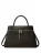 Twin-Set Shoppers & Totes – Structured Handbag With Gold-Tone Zipper in zwart