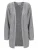 Influencer Gebreid vest  grijs