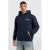 America Today relaxed fit hoodie met backprint – donkerblauw