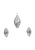 usha FESTIVAL Sieraden set  zilver