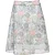 Gebloemde Burn-Out Viscose Blend Knielange Cloche RokLinnen overhemd met knoopsluiting