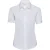 Russell Collection Dames/Dames Oxford Getailleerde Overhemd Met Korte Mouwen (Wit)