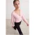 TRENDYOLMİLLA Dames Roze Effen Lang Getailleerd Blouses