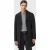 AllSaints Caspian Coat Cinder Black Marl