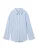 TOM TAILOR DENIM Blouse  lichtblauw / wit