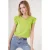 Geribbelde Mouwloze Crew Neck Blouse