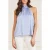 GUESS Marciano By  Falling Floral Top Dust Light Blue