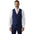 Marineblauwe herenvest – Belmount