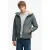 Superdry HOOD BORG TREKKER JKT teddy softshell jas – grijsgroen