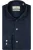Thomas Maine Linnen Overhemd donkerblauw, Effen