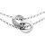 Orphelia Dames 925 Sterling Zilveren Ketting – Zilver ZK-7176