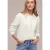 Street One Dames Mousseline overhemd blouse in Wit