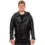 Heren slim-fit brando lederen bikerjack met dubbele rits-Caïro
