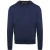 Aquascutum Heren Sweatshirt met geribde kraag (Marine)