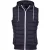 Urban Classics Heren contrast gewatteerd gilet met capuchon