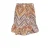 KIDS ONLY GIRL rok KOGNOVA LIFE PHILINE met all over print en volant roze/bruin/offwhite