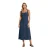 Vierkante Hals Jurk Dames Haris Cotton