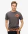 Superdry Mannen Vintage Athletic T-shirt met Korte Mouwen Donkergrijs