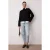 TRENDYOLMİLLA Dames Blauw Effen Mom Hoge taille Jeans