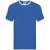 Fruit of the Loom Heren Ringer Contrast T-shirt (Koningsblauw/Wit)
