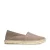 Manfield suède espadrilles taupe
