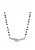 Gaya Ketting  zwart / zilver