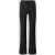 Gina Tricot Bootcut stoffen broek met knoop- en ritssluiting