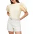 AllSaints Elizah Tydy Tee Apricot Yellow